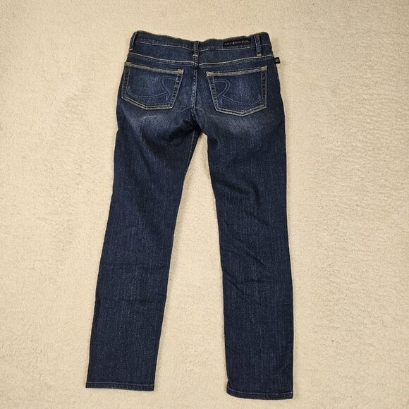 ROCK REPUBLIC Jeans Women's Size 6 Kashmiere Crop Skinny Ankle Blue Distressed - Picture 2 of 14